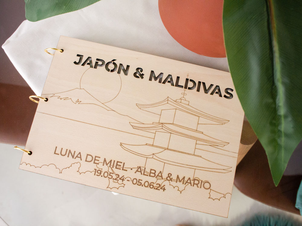 álbum-fotos-recuerdo-viaje-de-bodas-japon-maldivas